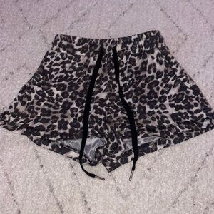 Cheetah Print Sweatshorts